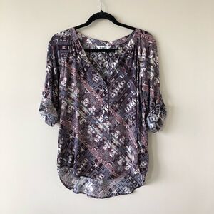 Bb DAKOTA - Abstract Lightweight half Button Top
